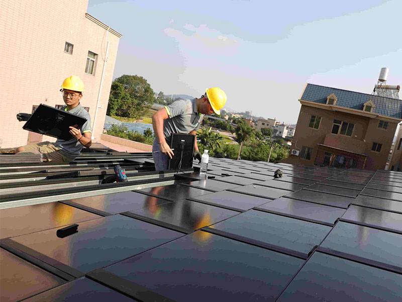 厦門で最高の太陽光発電BIPVタイル屋根の設置