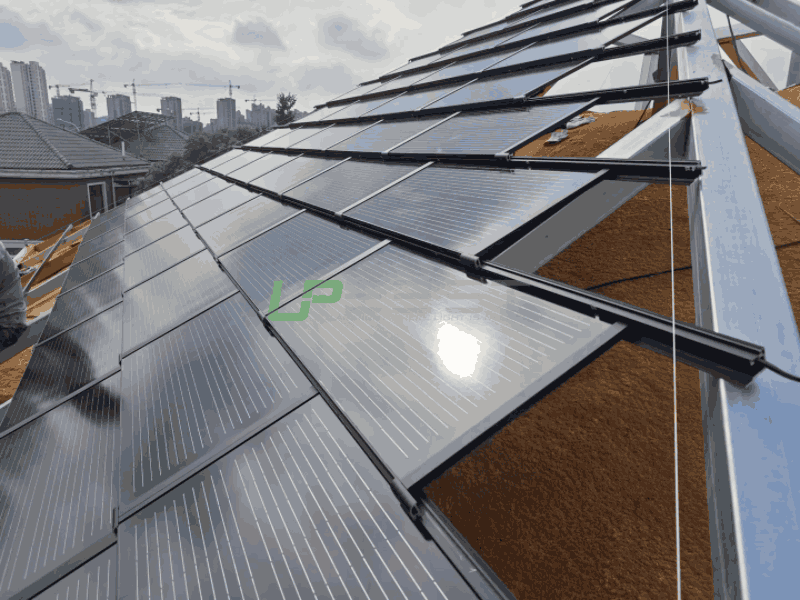 Solar Tile Project for New Residential Building